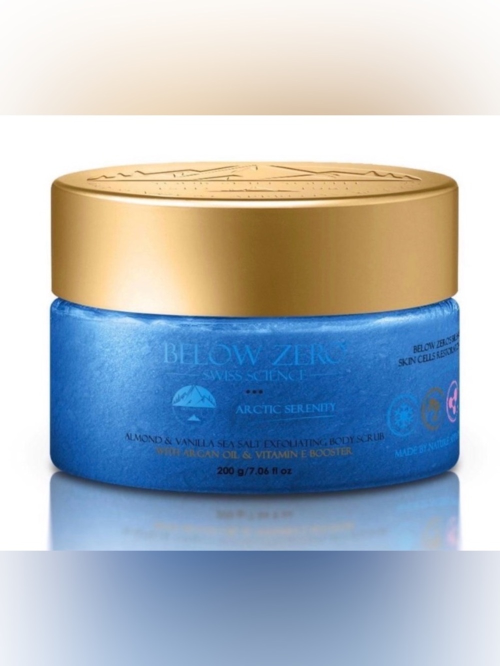Below Zero Arctic Serenity Exfoliating Almond Vanilla Body Scrub ~ Retail $229